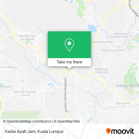 Kedai Ayah Jam map