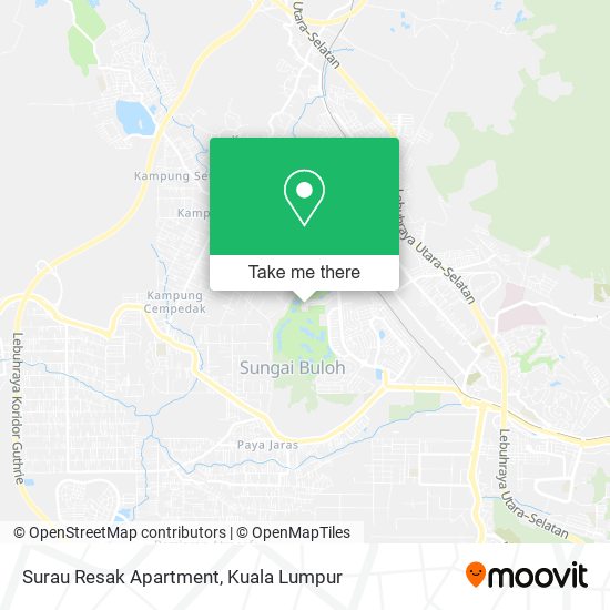 Surau Resak Apartment map