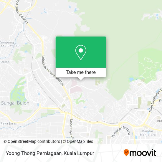 Yoong Thong Perniagaan map