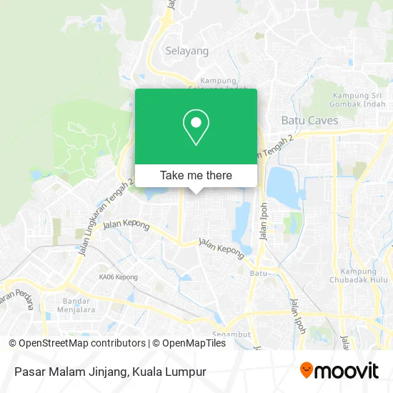 Pasar Malam Jinjang map