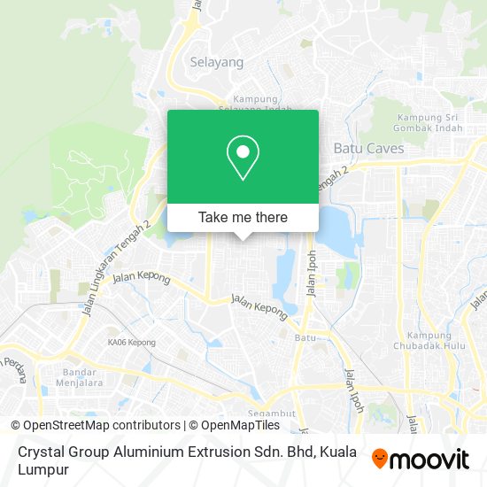 Crystal Group Aluminium Extrusion Sdn. Bhd map