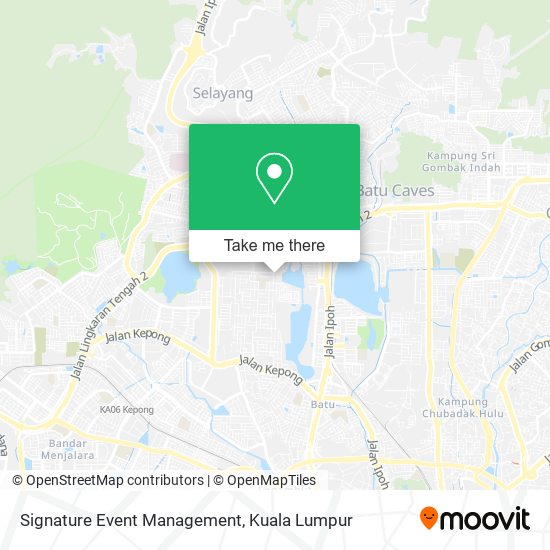 Signature Event Management map