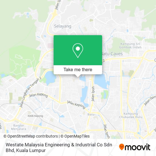 Westate Malaysia Engineering & Industrial Co Sdn Bhd map