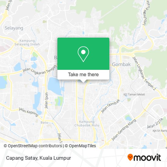 Capang Satay map