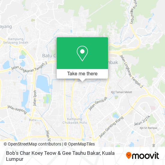 Bob's Char Koey Teow & Gee Tauhu Bakar map