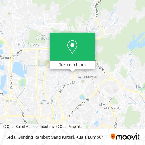 Kedai Gunting Rambut Sang Kuturi map