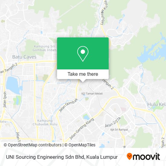 UNI Sourcing Engineering Sdn Bhd map