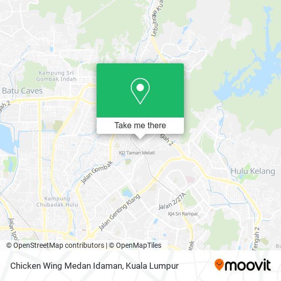 Chicken Wing Medan Idaman map