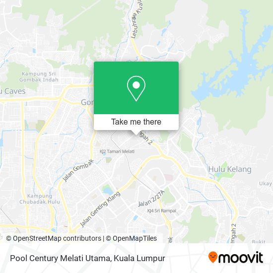 Pool Century Melati Utama map