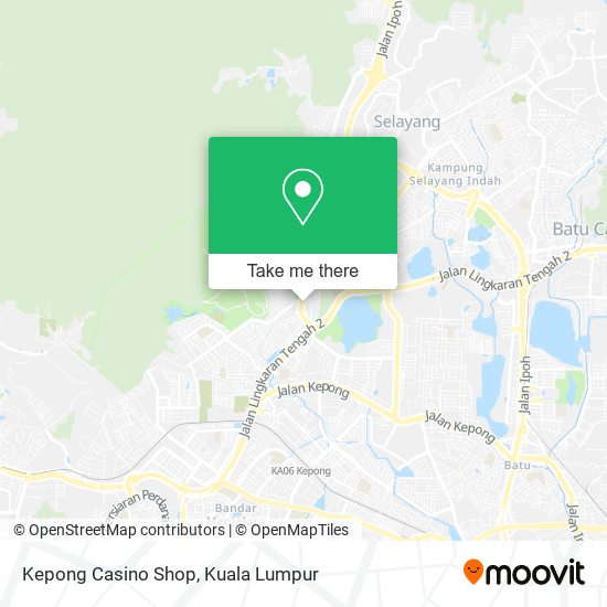 Kepong Casino Shop map