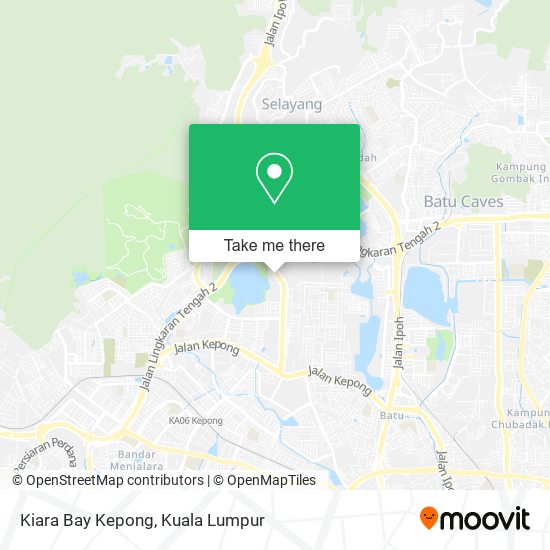 Kiara Bay Kepong map