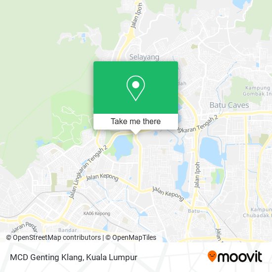 Peta MCD Genting Klang
