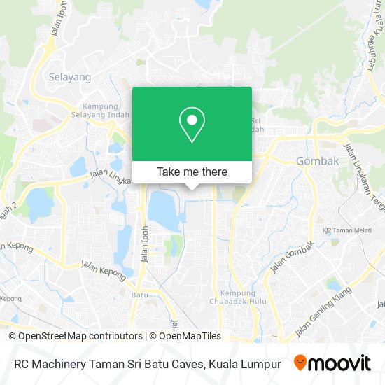 RC Machinery Taman Sri Batu Caves map