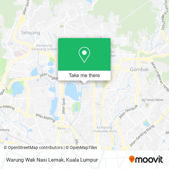 Warung Wak Nasi Lemak map