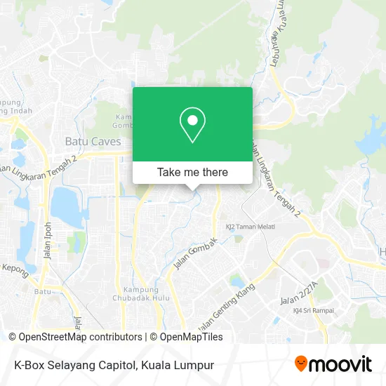 K-Box Selayang Capitol map