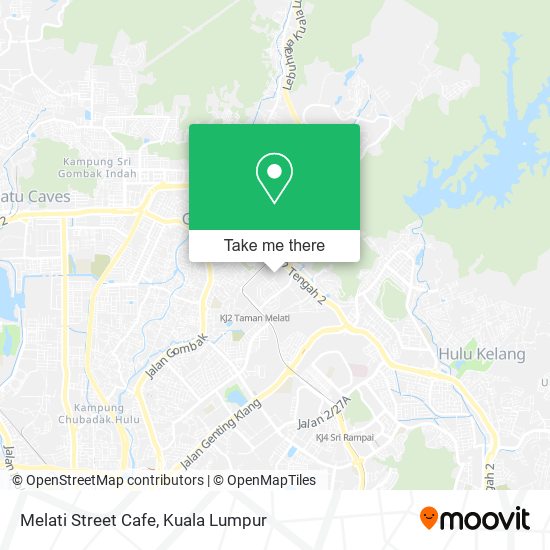 Melati Street Cafe map
