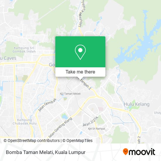 Bomba Taman Melati map