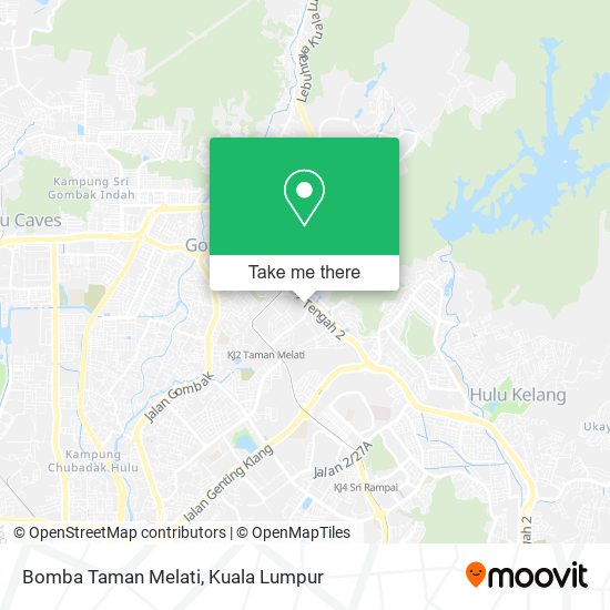 Peta Bomba Taman Melati