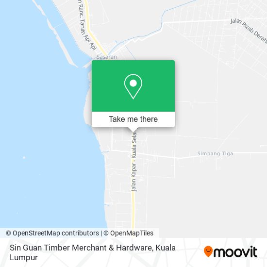 Peta Sin Guan Timber Merchant & Hardware