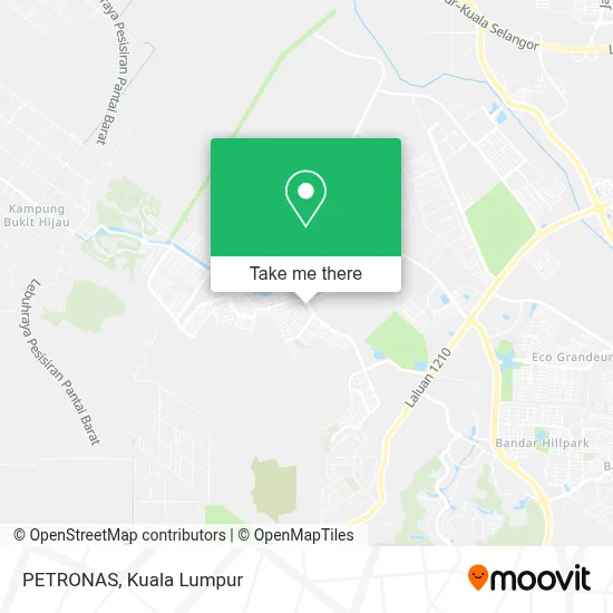 PETRONAS map