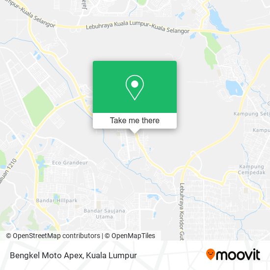 Bengkel Moto Apex map