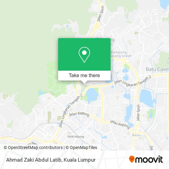 Peta Ahmad Zaki Abdul Latib