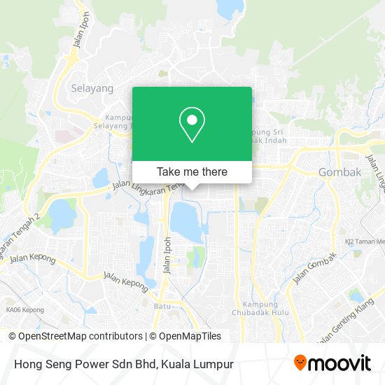 Hong Seng Power Sdn Bhd map