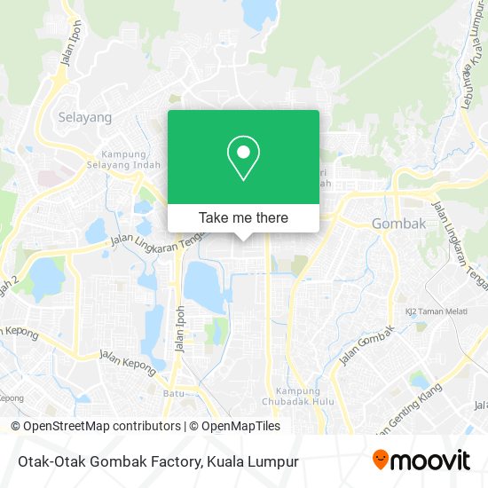 Otak-Otak Gombak Factory map