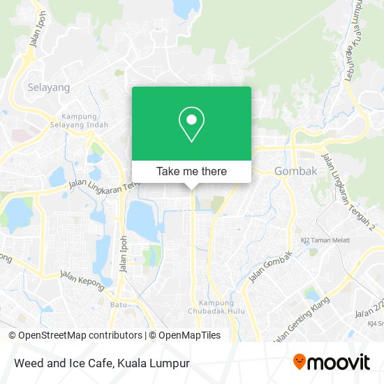 Weed and Ice Cafe map