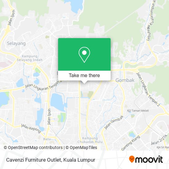 Cavenzi Furniture Outlet map