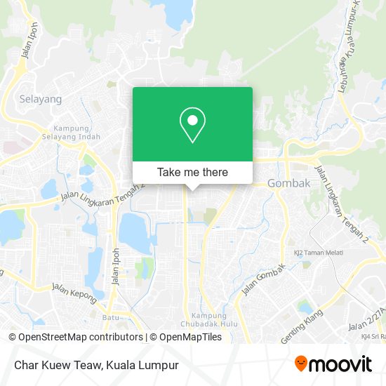 Char Kuew Teaw map