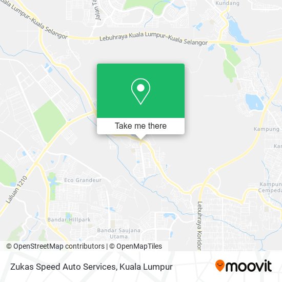 Zukas Speed Auto Services map