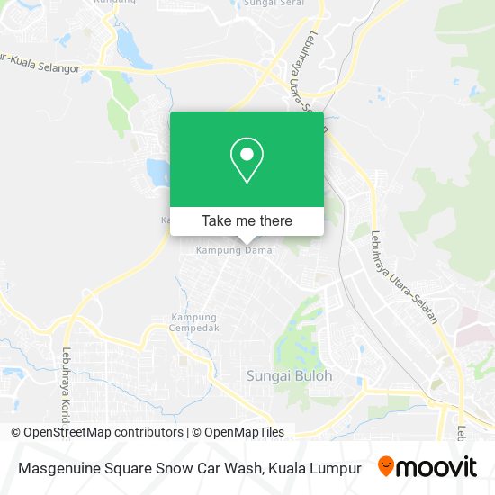 Masgenuine Square Snow Car Wash map