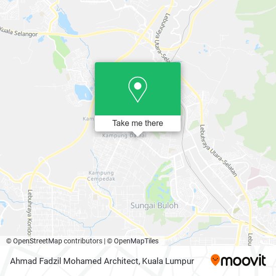 Peta Ahmad Fadzil Mohamed Architect