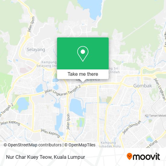 Nur Char Kuey Teow map