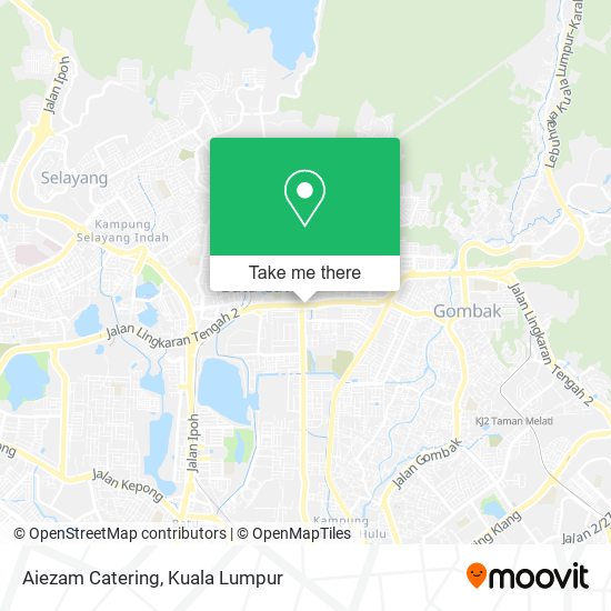 Aiezam Catering map