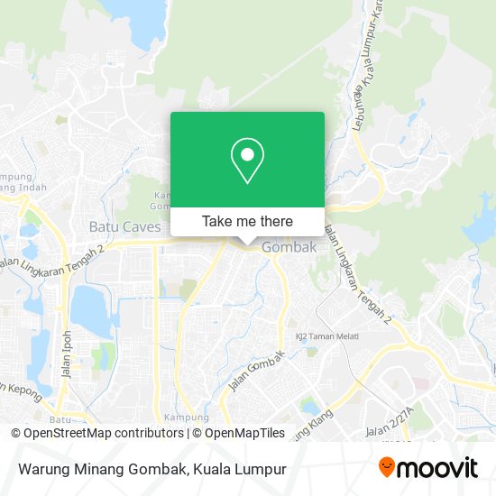 Peta Warung Minang Gombak
