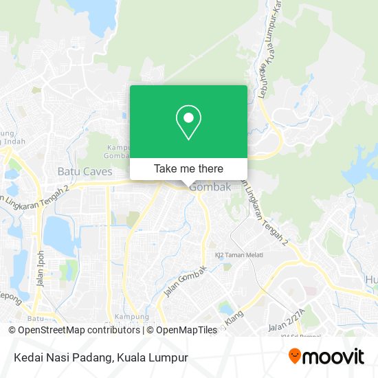 Kedai Nasi Padang map