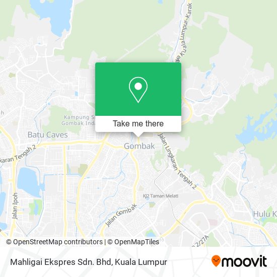 Mahligai Ekspres Sdn. Bhd map