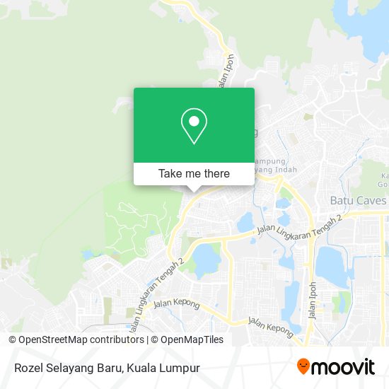 Rozel Selayang Baru map