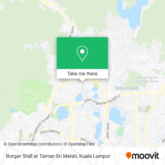 Peta Burger Stall at Taman Sri Melati