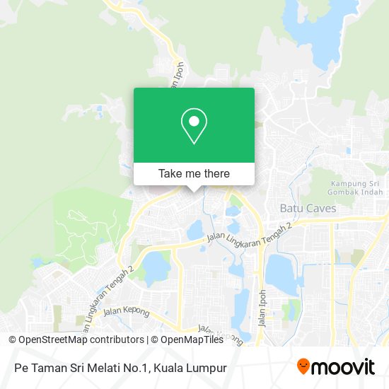 Peta Pe Taman Sri Melati No.1