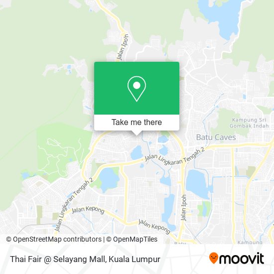 Thai Fair @ Selayang Mall map