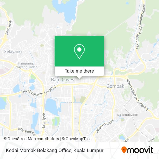 Kedai Mamak Belakang Office map