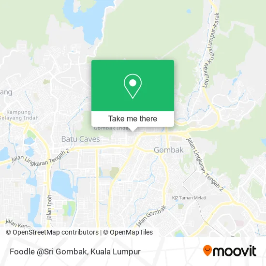 Foodle @Sri Gombak map