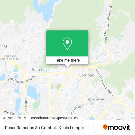 Peta Pasar Ramadan Sri Gombak