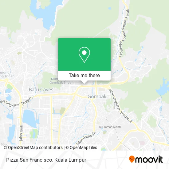 Pizza San Francisco map