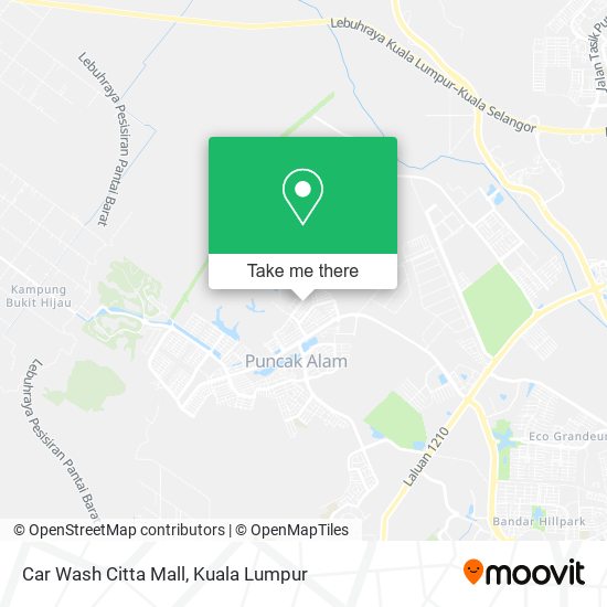 Car Wash Citta Mall map