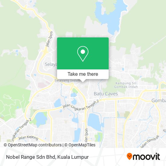 Nobel Range Sdn Bhd map