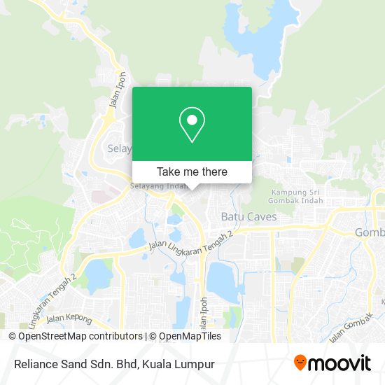 Reliance Sand Sdn. Bhd map